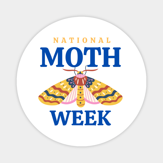 National Moth Week Global Citizen Science Magnet by MinimalSpace